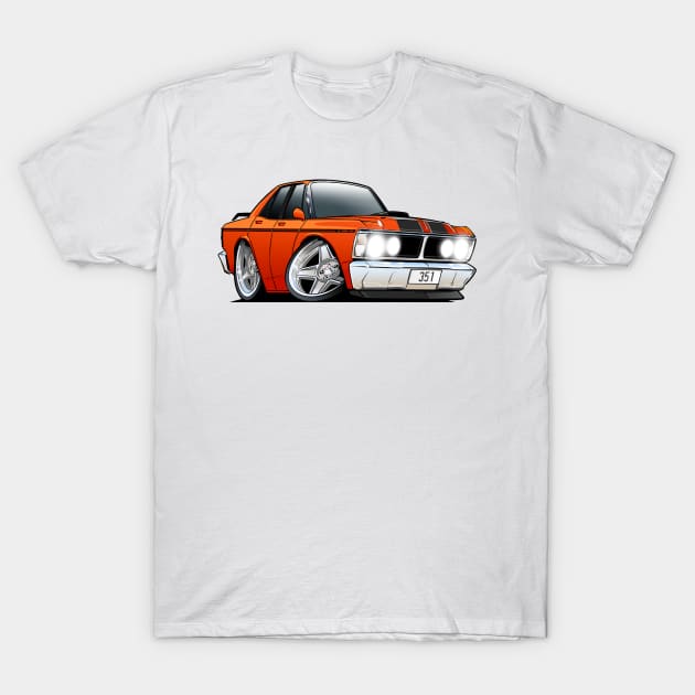 Ford Falcon XY GT T-Shirt by killustrator